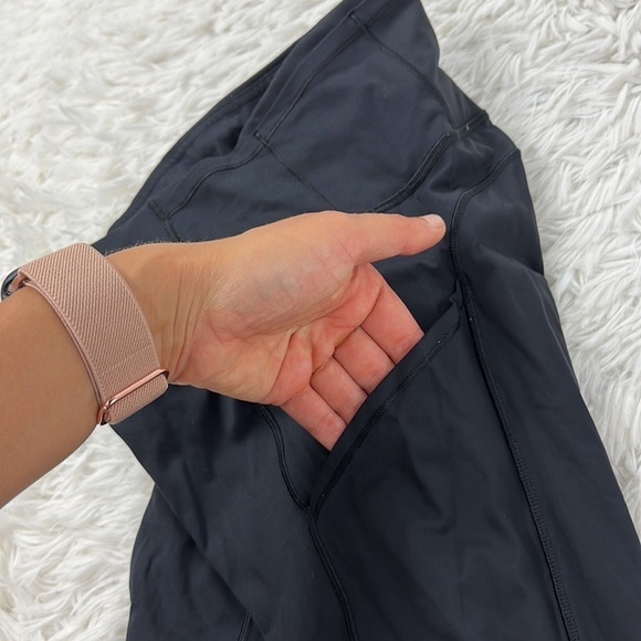 Lululemon Fast & Free Crop (19") Black - Picture 5 of 7